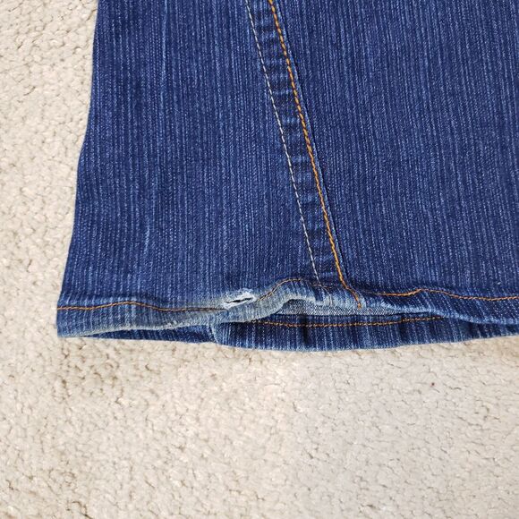 True Religion Women Jeans 33 Billy Bootcut Hindu God Durga Embroidered Flap - Picture 7 of 14